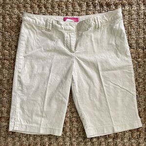 Thalia Sodi Khaki Bermuda Shorts | Size 13/14 | Stretch Cotton |